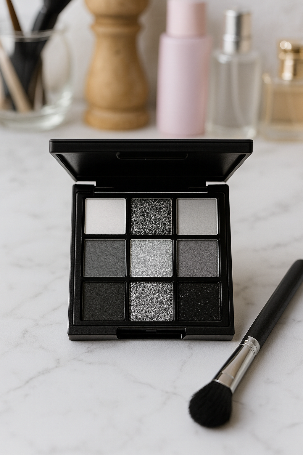 Smoky & Black-Light Glam – Παλέτα Σκιών Ματιών με Έντονο Glam Εφέ