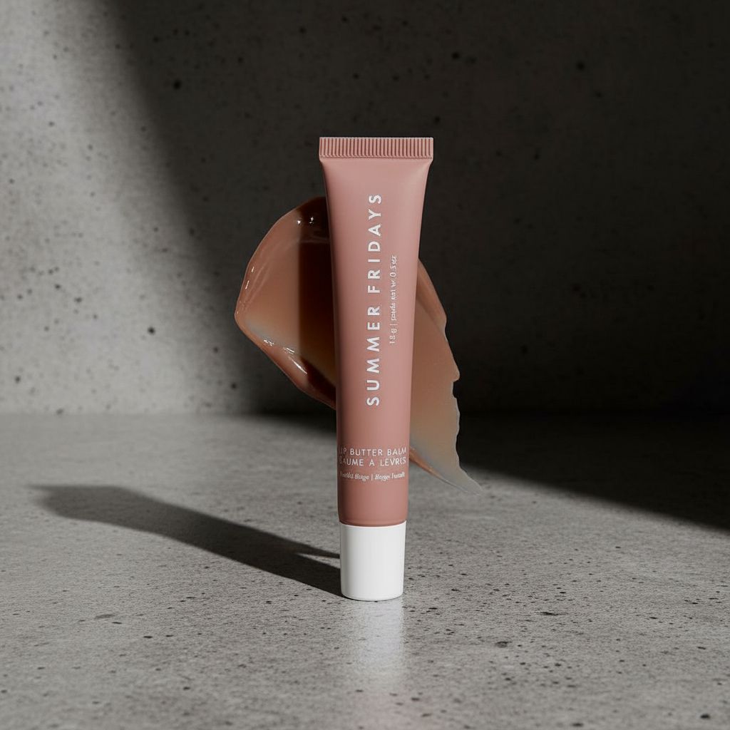 lip balm in light mocha shade