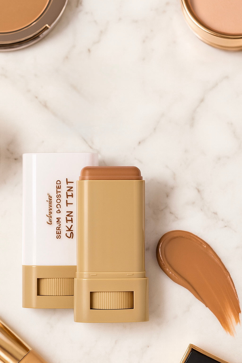 Spy & Co Perfect Touch Stick Foundation in Medium beige – creamy stick foundation for fair skin