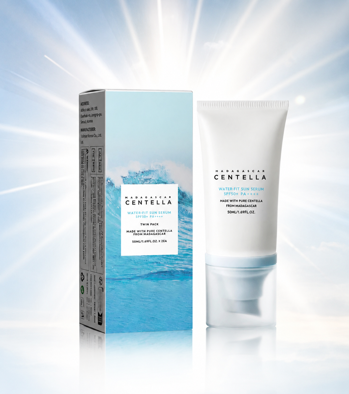 Centella Water SPF50+ | Korean Daily Sunscreen