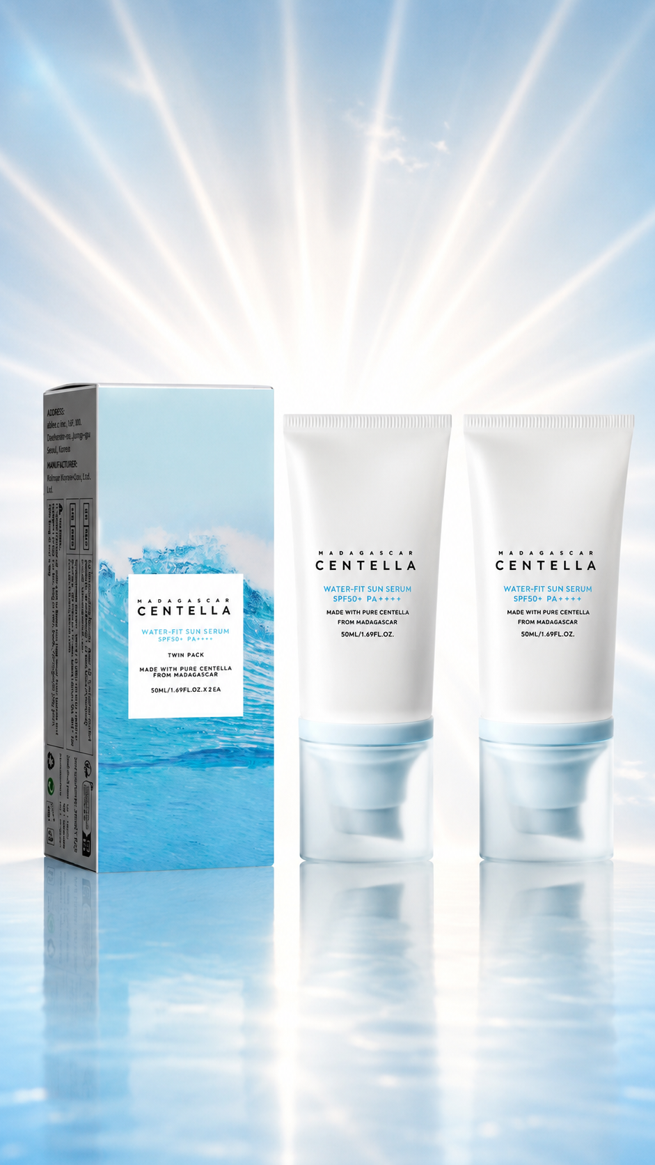 Centella Water SPF50+ | Korean Daily Sunscreen