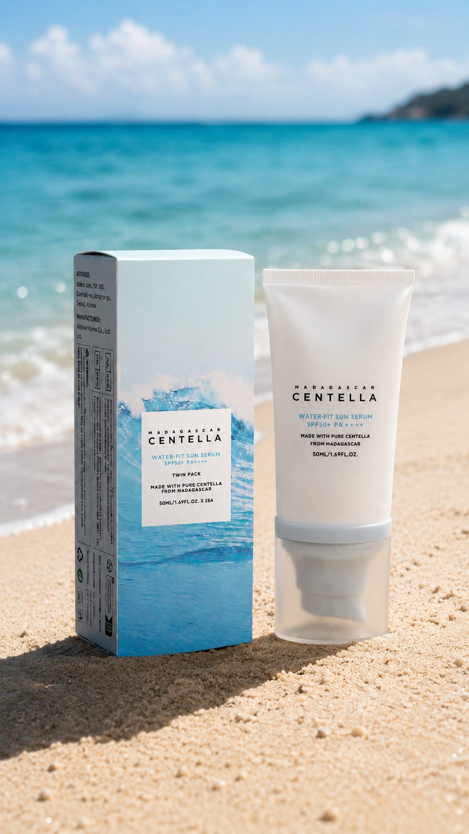Centella Water SPF50+ | Korean Daily Sunscreen
