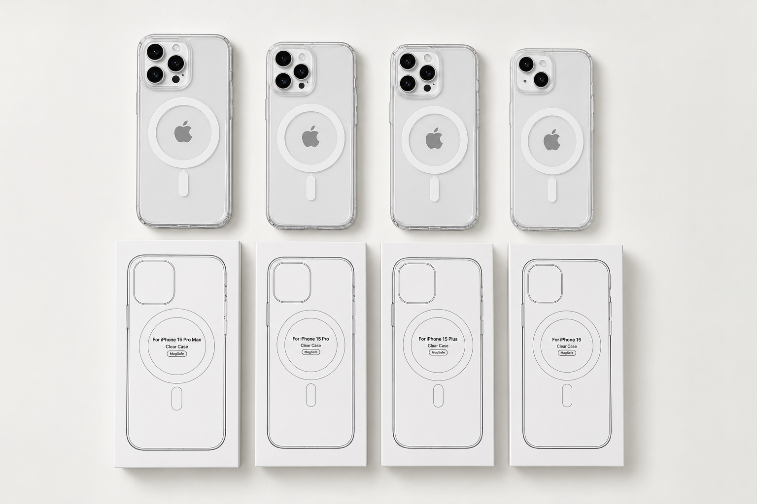 Magnetic Charging Phone Case | Διάφανη Θήκη & Ασύρματη Φόρτιση