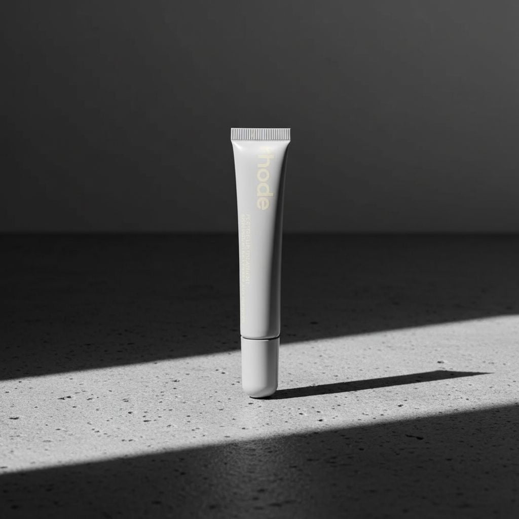 White skincare tube with 'eferi' branding on a dark background