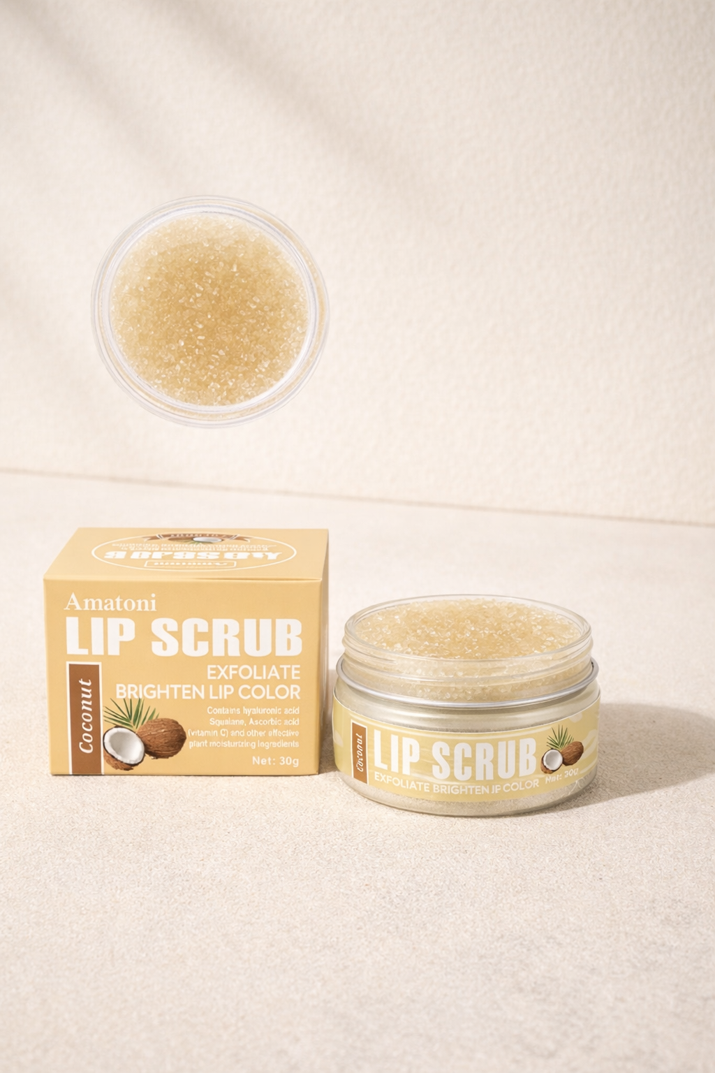 Lip scrub - Ενυδατικό Scrub Χειλιών με Φρούτα