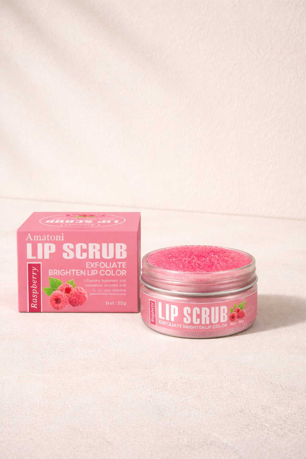 Lip scrub - Ενυδατικό Scrub Χειλιών με Φρούτα