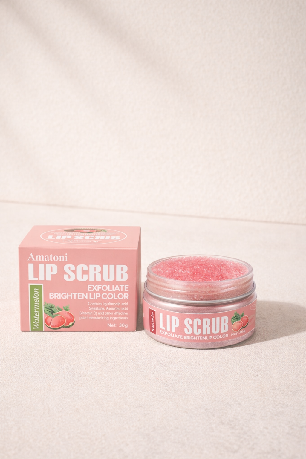 Lip scrub - Ενυδατικό Scrub Χειλιών με Φρούτα