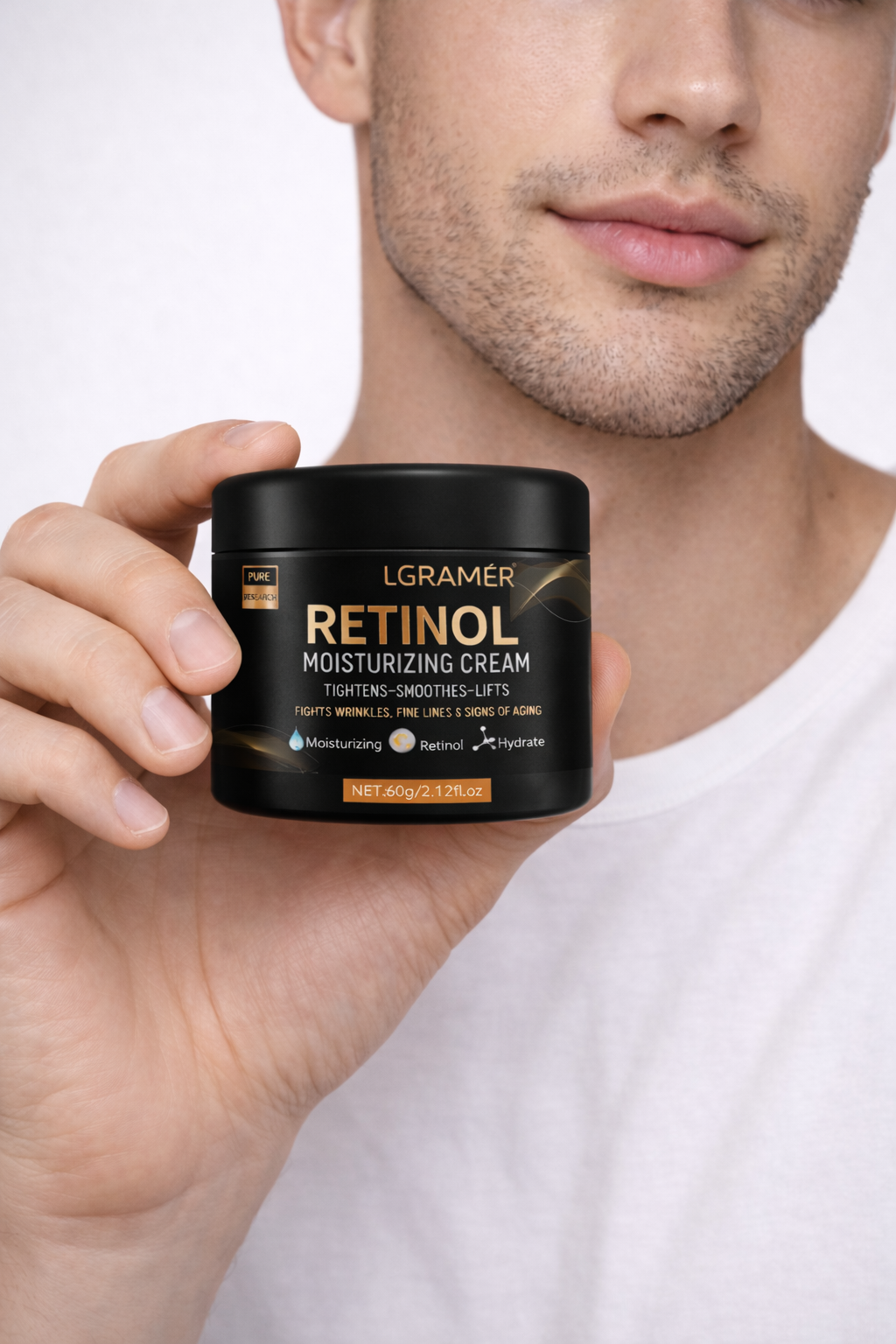 Ανδρική Κρέμα Προσώπου με Ρετινόλη – Men’s Retinol Face Cream