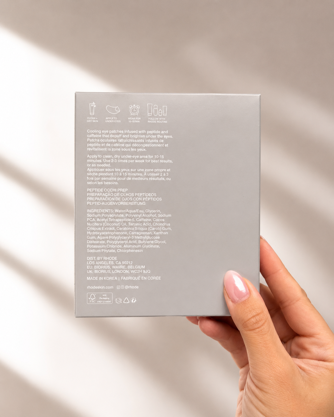 Peptide Eye Prep Eye Patches