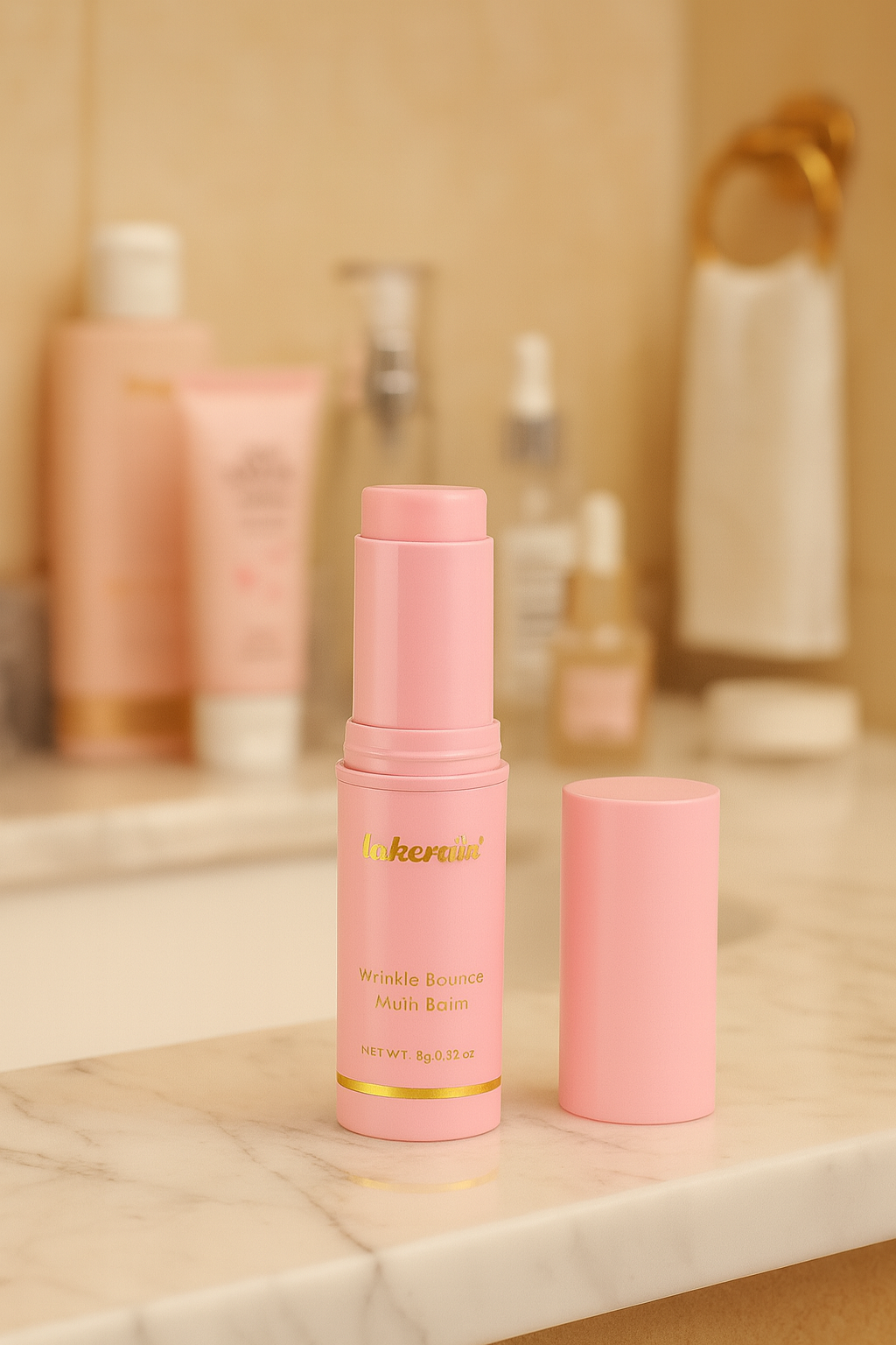 lakerain wrinkle balm 1 piece in pathroom